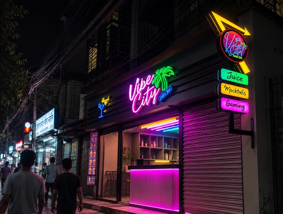 রেস্টুরেন্ট ও ক্যাফে signage