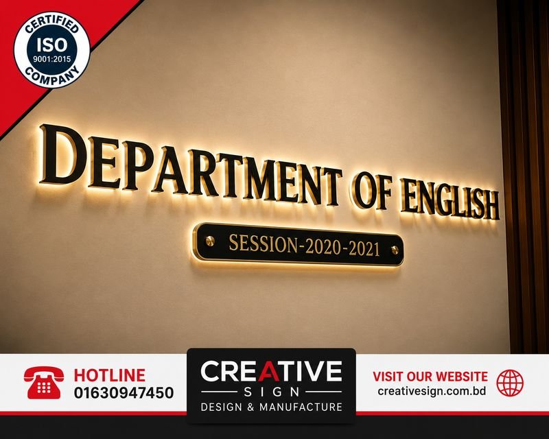 Creative Sign completed signage project